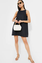 Navy Linen Pauline Dress